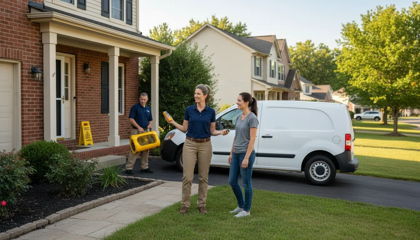 Water restoration image for Dehumidification And Cleanup Services in Oneonta, AL